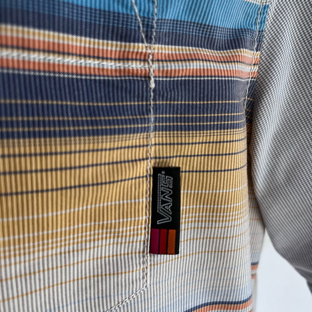 Vans Off The Wall Button Down Collared Shirt, Men… - image 4